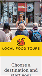Mobile Screenshot of localfoodtours.com